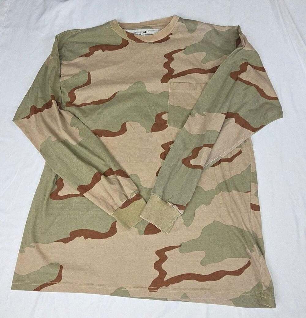 RedHead Camouflage Long Sleeve T-Shirt Size XL Desert Camo Pocket